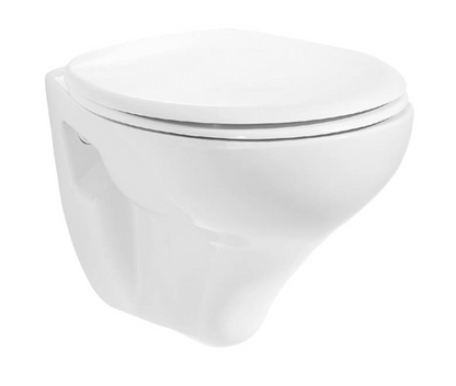 SaniSupreme Aloni Komplete Inbouw WC Set inclusief reservoir soft-close bril en bedieningingspaneel glans wit