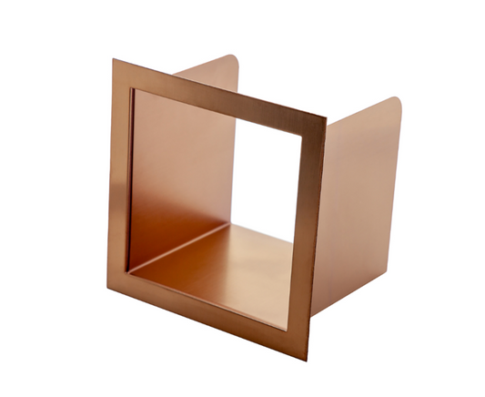 Insert Brushed Copper suitable for Built-in Toilet Spare Roll Holder 