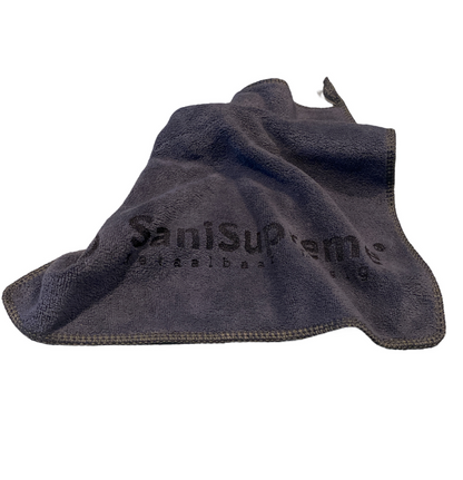 SaniSupreme® SuperSoft Droogdoekje voor optimaal afdrogen van de douche en kranen