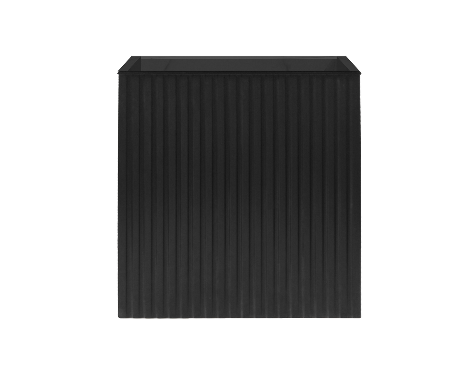 SaniSupreme Aloni Fonteinset Bali zwarte onderkast met wastafel (L+R) mat zwart