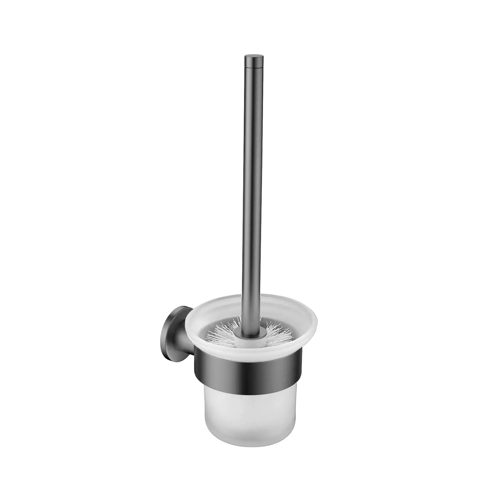 SaniSupreme toiletborstel gunmetal – stijlvolle en hygiënische toevoeging aan moderne toilet accessoires.