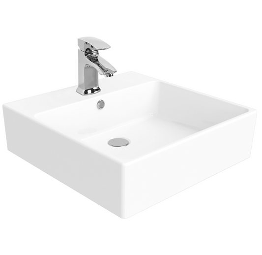 SaniSupreme® Aloni Bathroom Furniture Series Mass washbasin ceramic white