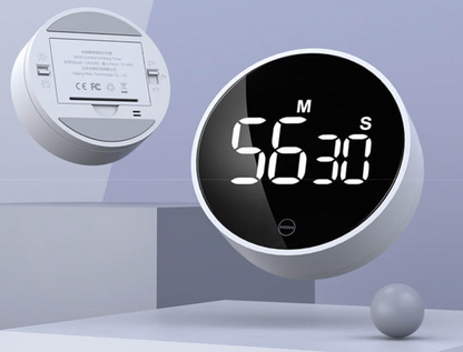 SaniSupreme Digitale LCD Kookwekker | Sport timer | Activiteit-timer | wit
