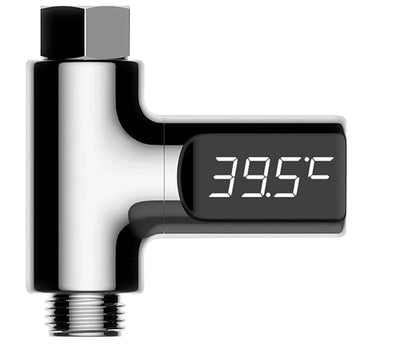 SaniSupreme Safe Series Bad & Kraan Thermometer met waterflow LED chroom
