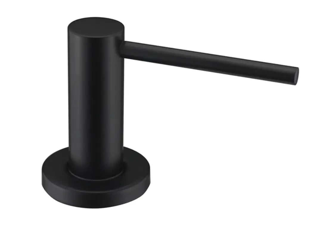 SaniSupreme® inbouw zeepdispenser messing mat zwart