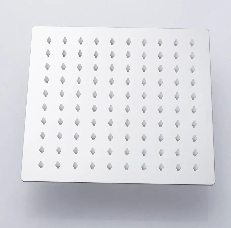 Vierkante regendouchekop 30 cm chroom - SaniSupreme