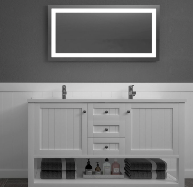 SaniSupreme Creavit Aloni spiegel met LED verlichting en spiegelverwarming 120×60